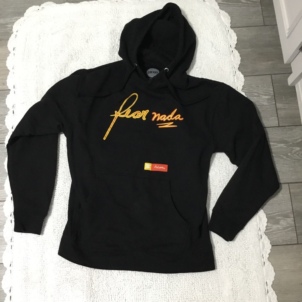 FEAR NADA Hoodie CHERRY DOC EsLoMio size M